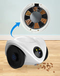 Cámara WiFi robot para mascotas con dispensador de premios 1080P