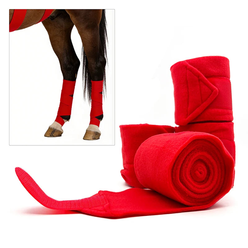 Vendas elásticas protectoras para patas de caballo